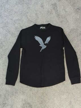 American Eagle Outfitters Black Long Sleeve Shirt